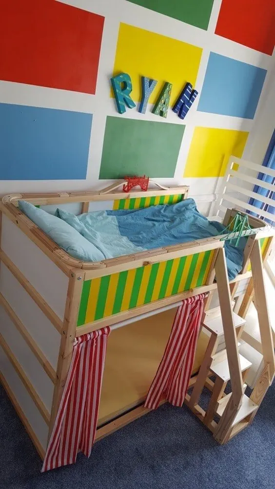 تخت تختخواب سفری به اندازه کودک نو پا و سرسره - IKEA Hackers