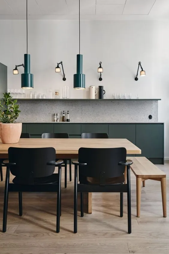 Crush Interior: آشپزخانه های سبز - traumzuhause