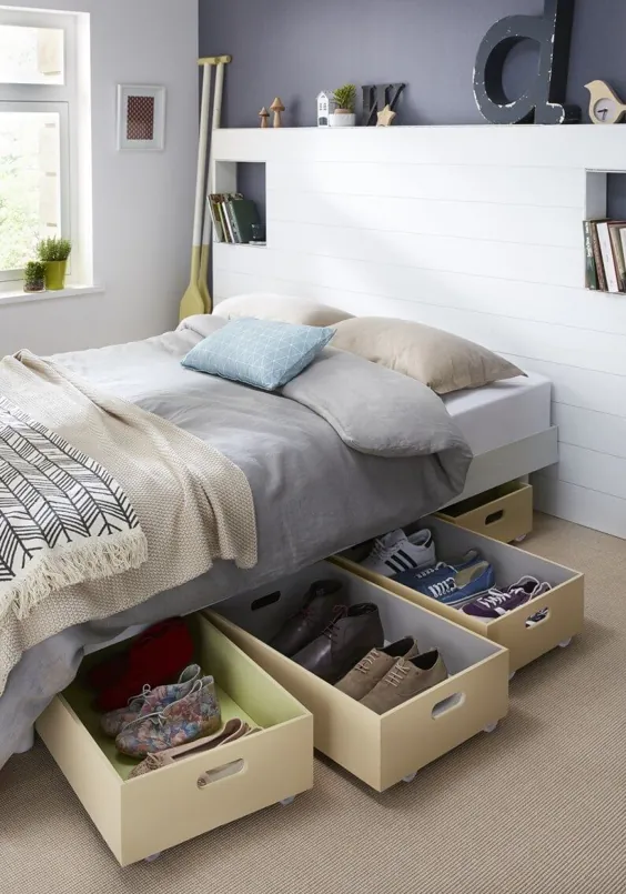 20 ایده سازماندهی اتاق خواب عالی برای یک اتاق تمیز و مرتب - Craftsonfire