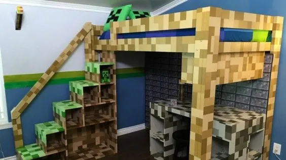 Super-Fan Minecraft یک اتاق خواب 8 بیتی ایجاد می کند