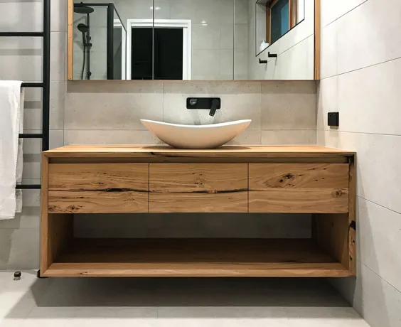 طراحی مبلمان سفارشی |  GEELONG |  کابینت حمام - طراحی چوبی سفارشی
