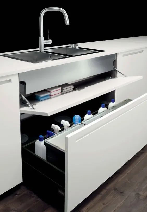 15 ایده ذخیره سازی برای سرقت از سیستم های سطح بالای آشپزخانه - Remodelista