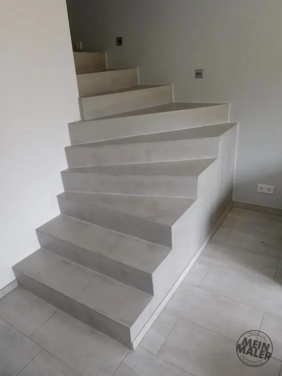 Savamea - fugenlose Betonoptik für eine Treppe in Großräschen، Senftenberg، Calau und Cottbus