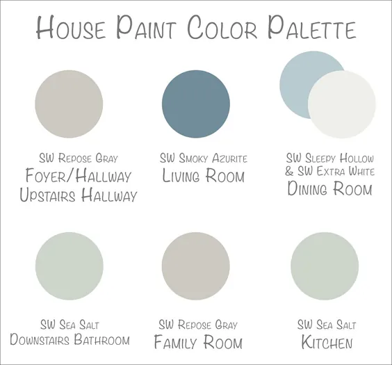 رنگهای رنگی Farmhouse برای خانه ما
