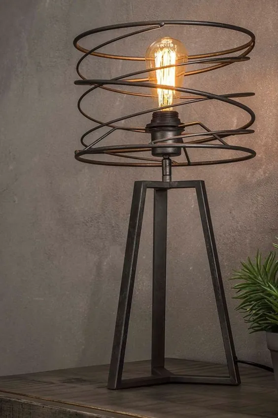 لامپ میز حلقه ای