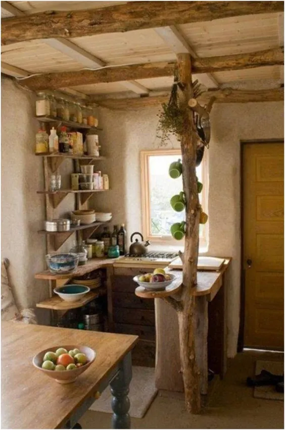 عناصر زیبایی در طراحی آشپزخانه روستایی