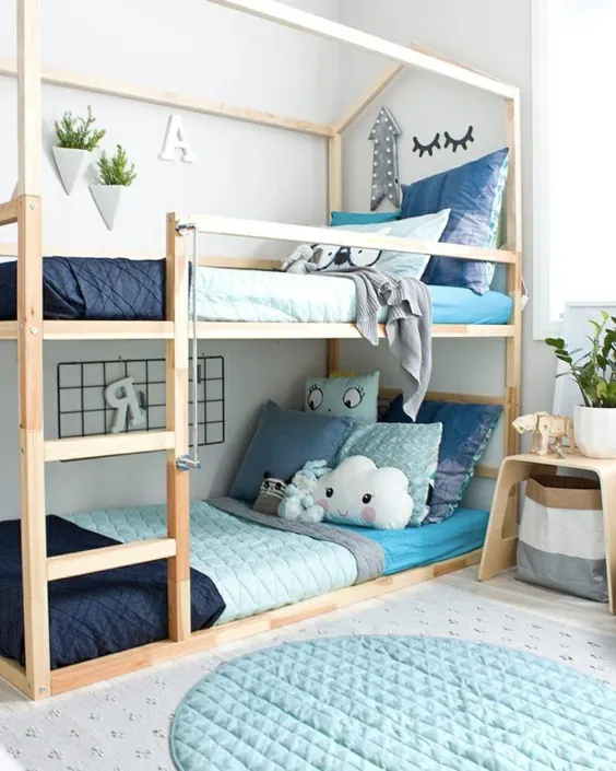 IKEA Kinderbett für süβe Träume: 40 ایده آل مدرن