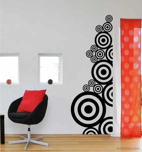 30 ایده زیبا برای هنرهای دیواری و نقاشی های دیواری DIY برای الهام گرفتن از شما