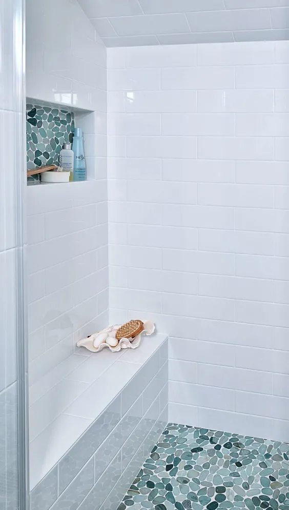 25 ایده زیبا برای طاقچه دوش برای حمام اصلی شما - طراحی شده است