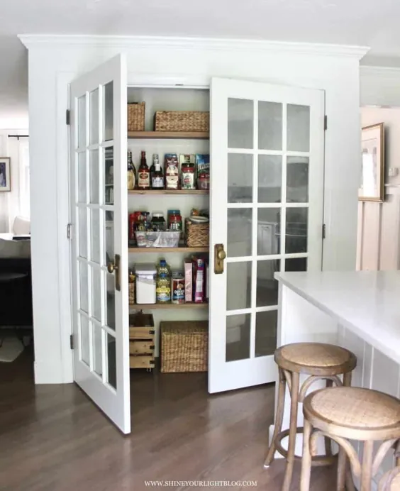 20 DIY فروشگاه شربت خانه با نکات سازماندهی و ایده های ذخیره سازی Fox Hollow Cottage