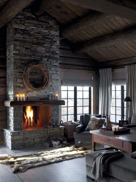 〚Уютный деревянный домик-сказа во Норвегии ◾ ото عکس ◾ ایدئیز دیازین