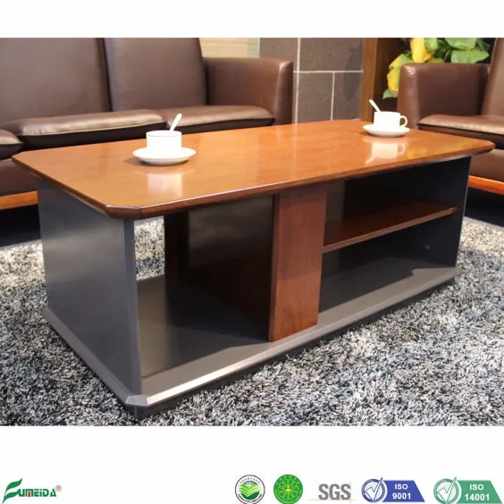 میز کاناپه میز میز قهوه روکش مدرن چوبی (J1867)