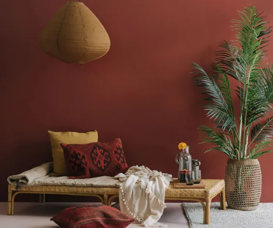 نحوه ایجاد فضای داخلی با الهام از رنگ های خاکی و سبک مراکشی