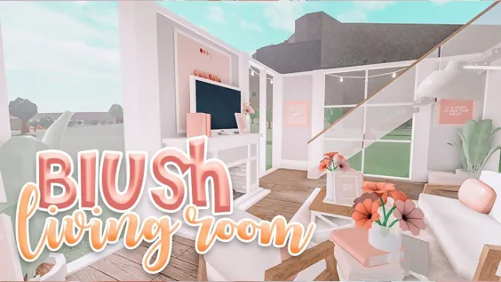 Blush Pink اتاق نشیمن مدرن زیبایی |  ایده های اتاق نشیمن رژگونه |  بانی می سازد