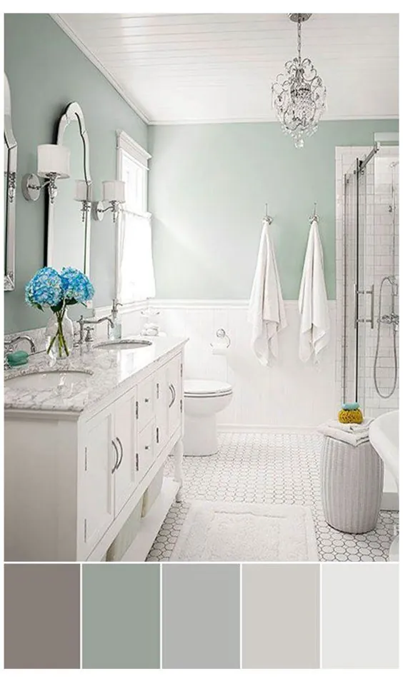 بازسازی حمام با طرح های کم هزینه خاکستری