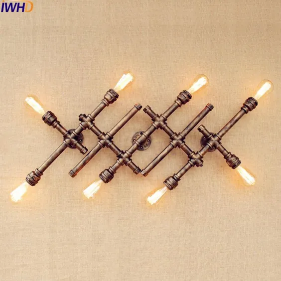 280.56US $ | IWHD Loft Retro Vintage Wall Light Lighting Lighting LED Edison Wall Sconce Industrial Antique Water Water Water Lamp Apliques Pared | apliques pared | edison wall sconcewall sconce - AliExpress