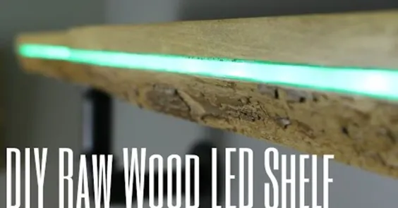 قفسه LED لبه زنده تغییر رنگ DIY