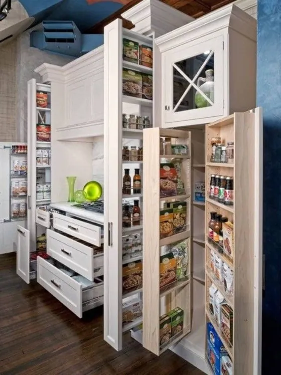 33 ایده برای صرفه جویی در فضا برای آشپزخانه های کوچک