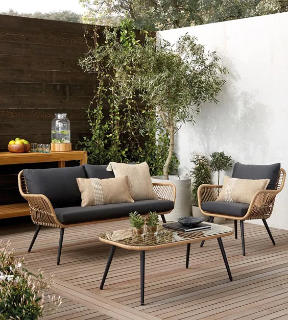 23 عنصر برای مونتار una terraza o un balkon de revista y disfrutar al máximo del exterior de tu casa