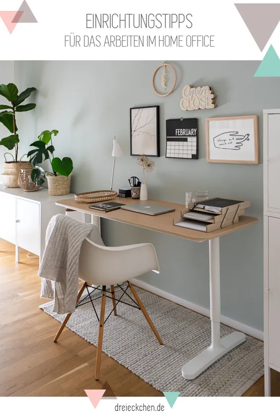 Arbeitszimmer einrichten: Ideen für das Büro zuhause |  وبلاگ ›dreieckchen