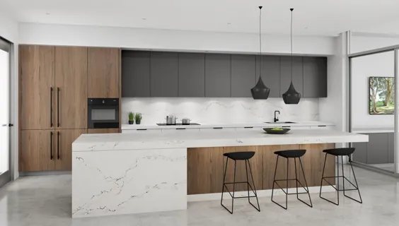 طرح های لوکس آشپزخانه در سیدنی |  آشپزخانه های اروپایی |  دن آشپزخانه ها
