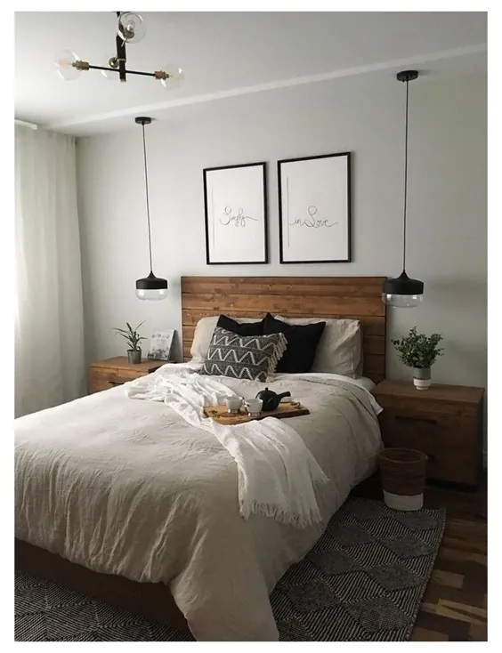 ایده های اتاق خواب کوچک برای زوج ها عاشقانه