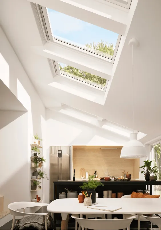 مزایای بهداشت و رفاه نوسازی در منازل با پنجره های سقف VELUX