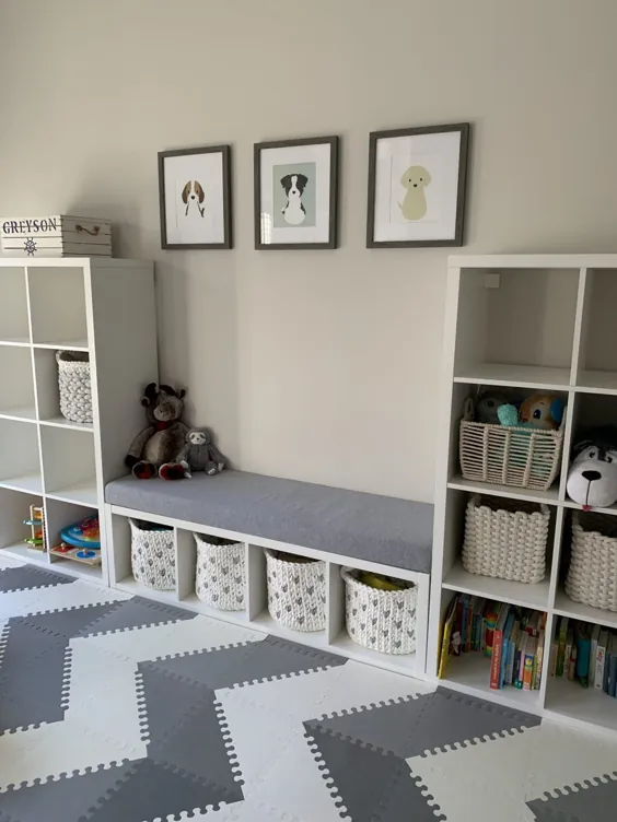اتاق بازی خنثی DIY - خانه ای با رنگ خاکستری
