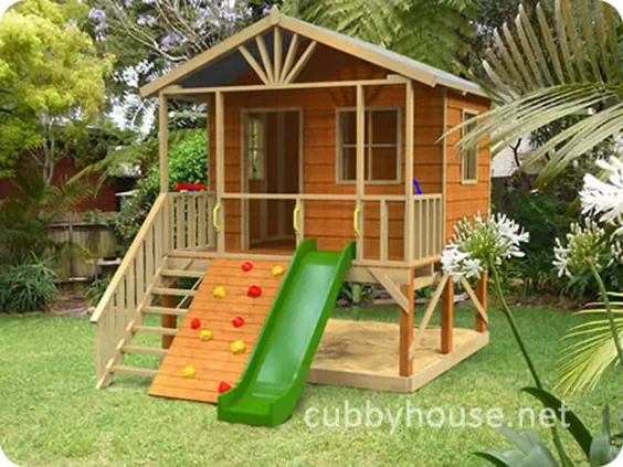 Kookaburra Loft Cubby House تجهیزات حیاط خلوت ساخت استرالیا DIY کیت ها