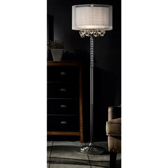62.5 اینچ. لامپ 3-Bulb Moiselle Crystal Floor-K-5149F - انبار خانه
