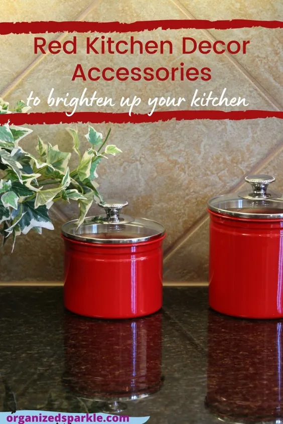 لوازم جانبی دکوراسیون داخلی آشپزخانه قرمز رنگارنگ برای روشنایی آشپزخانه شما