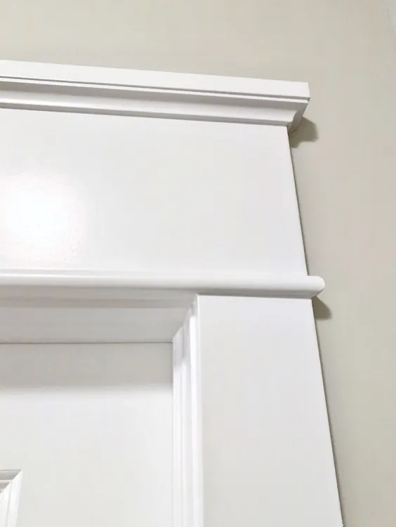 Craftsman Door Trim DIY Update - رویای آن را ببینید. بسازش. دوستش دارم.