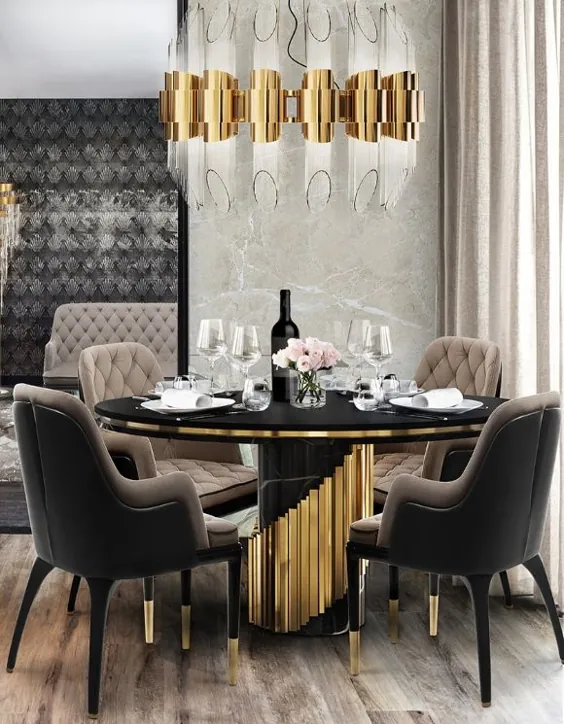 میز ناهار خوری Littus توسط Luxxu Home |  طراحی سرپرستی Covet House
