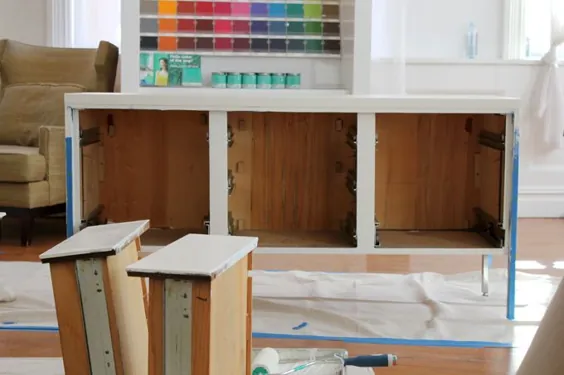 خانه DIY |  نقاشی Credenza - من جاسوسی DIY