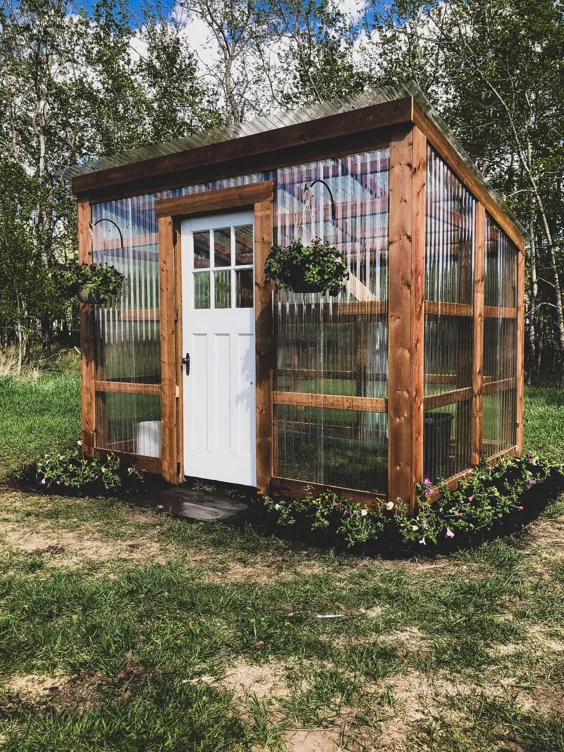 DIY 7x10 راهنمای ساختمان ناب به گلخانه