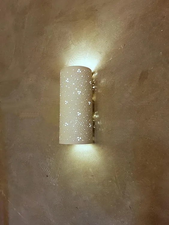 نور سیلندر کامل دیوار نور سرامیک روشنایی |  اتسی