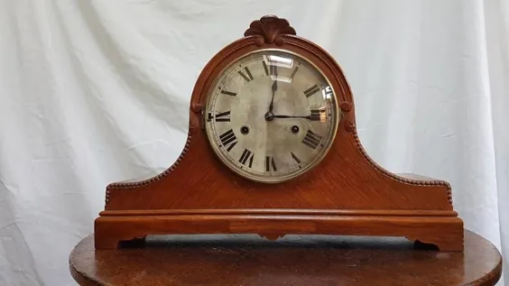 Vintage HAC 3/4 Westminster chimes mantel clock Napoleon Hat |  اتسی