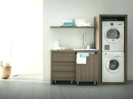 Schrank für Waschmaschine und Trockner: Welche sind die Vorteile؟