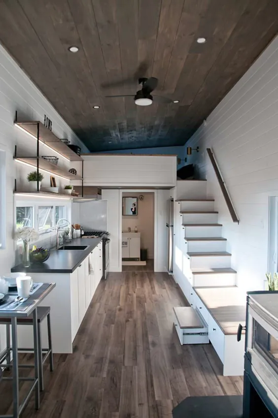 خانه کوچک 360 متری لیلا یک رویای واقعی است که برای یک زوج جوان در کبک محقق می شود