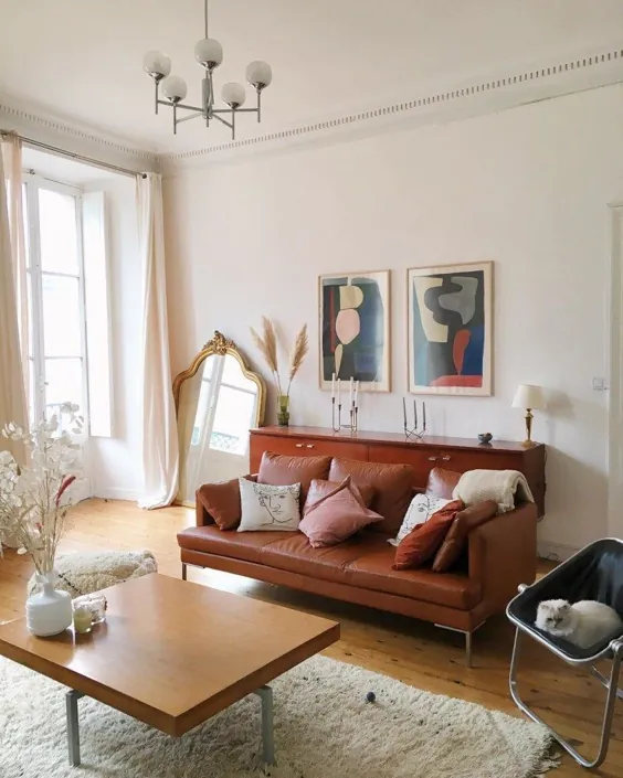 59 اتاق نشیمن پاریسی تا شما را به لوس شدن تبدیل کند