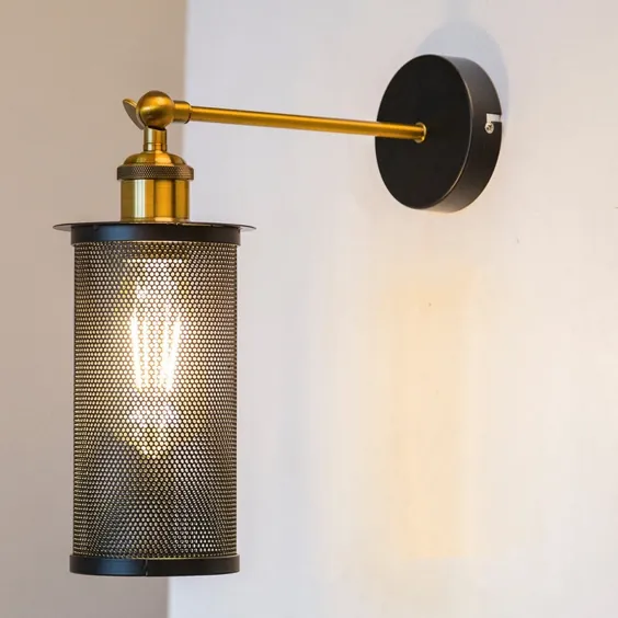 چراغ دیواری چراغ صنعتی Sconce Fixture Retro Light Industrial |  اتسی