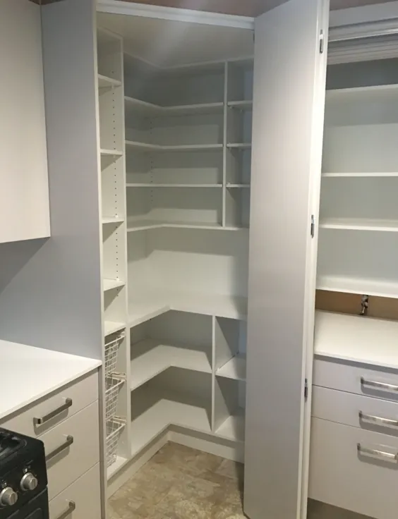 قفسه های ذخیره سازی برای کمد آشپزخانه