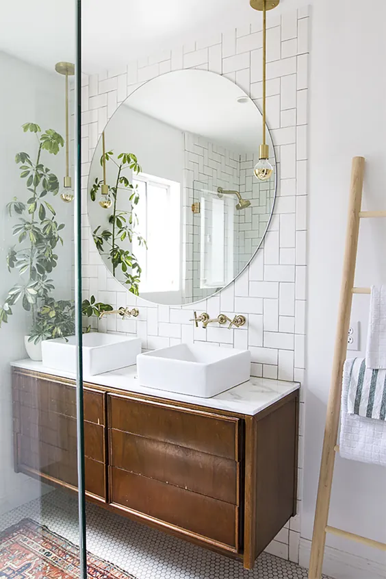 17 ایده آینه حمام تازه و الهام بخش برای تکان دادن روزمره رژ لب صبحگاهی شما