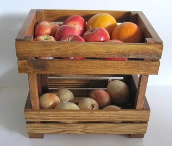 ذخیره سازی میوه "جعبه میوه" ایده هایی برای آشپزخانه "|  اتسی