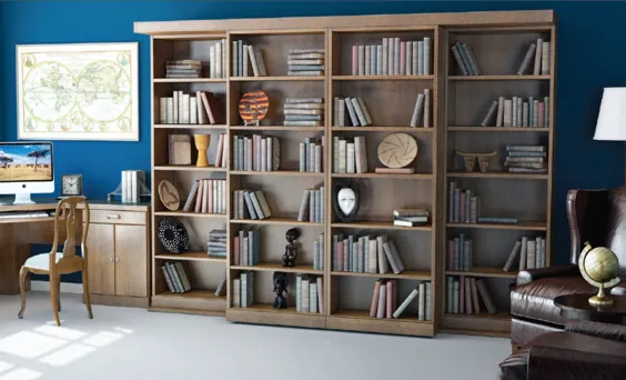 تخت های مورفی با قفسه های کتاب |  تخت مورفی کتابخانه ابوت