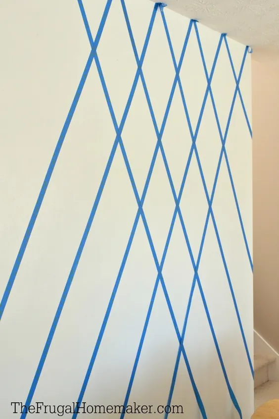 نحوه رنگ آمیزی دیوار لهجه الماس با استفاده از ScotchBlue TM Painter’s Tape