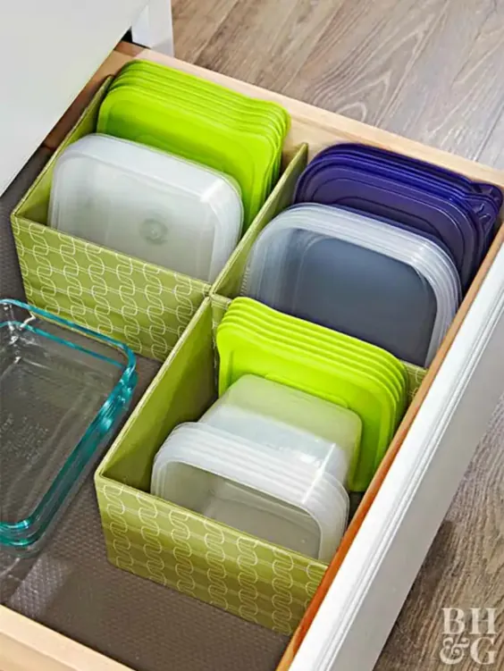 10 روش هوشمندانه برای سازماندهی ظروف نگهداری ظروف و ظروف ذخیره سازی مواد غذایی