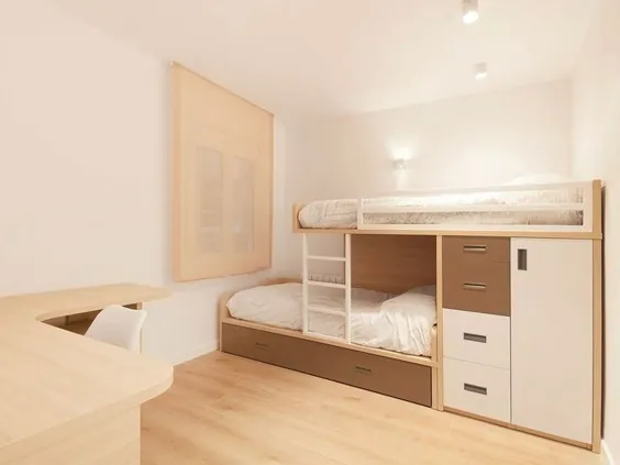 طرح های تختخواب دو طبقه: 26 نمونه خلاقانه از تخت های دو طبقه