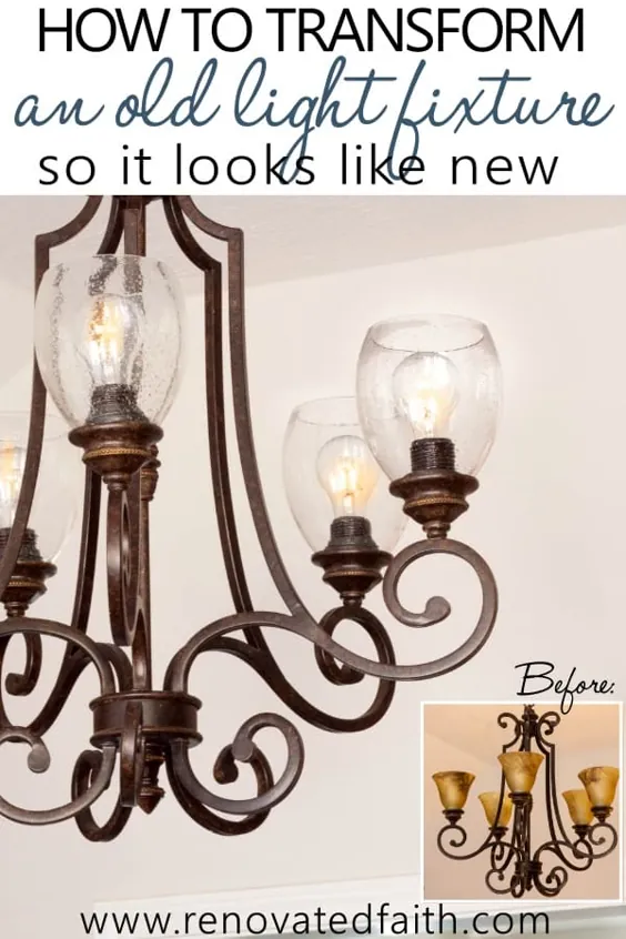 Makeover Light Fixture (به روز رسانی DIY Light Fixture)