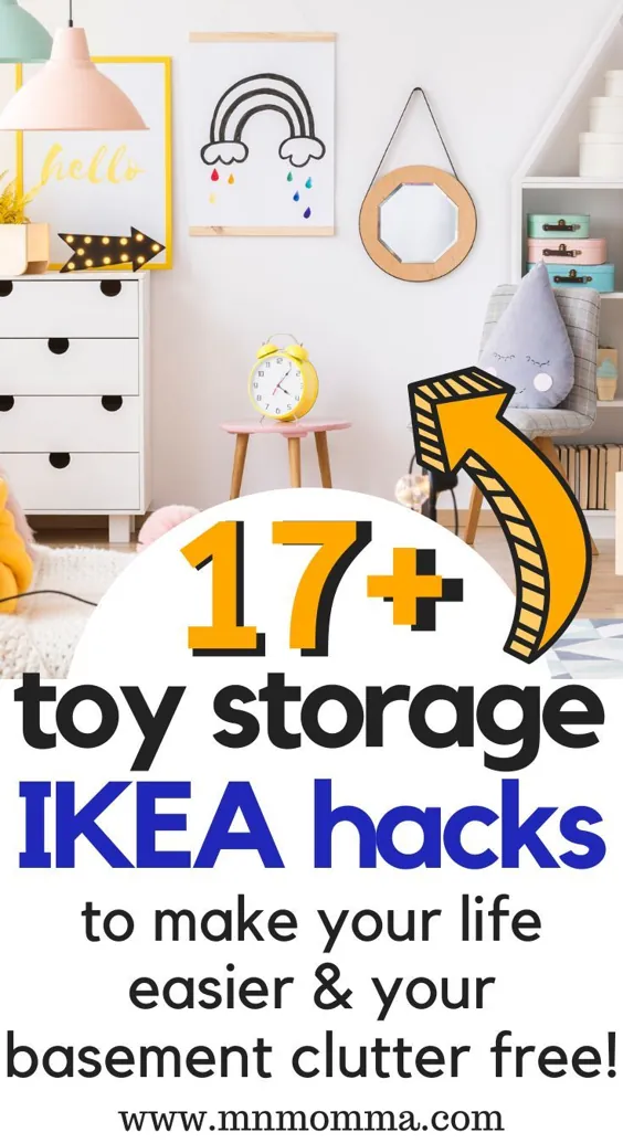 ایده ها و هک های ذخیره سازی اسباب بازی برای مبلمان IKEA